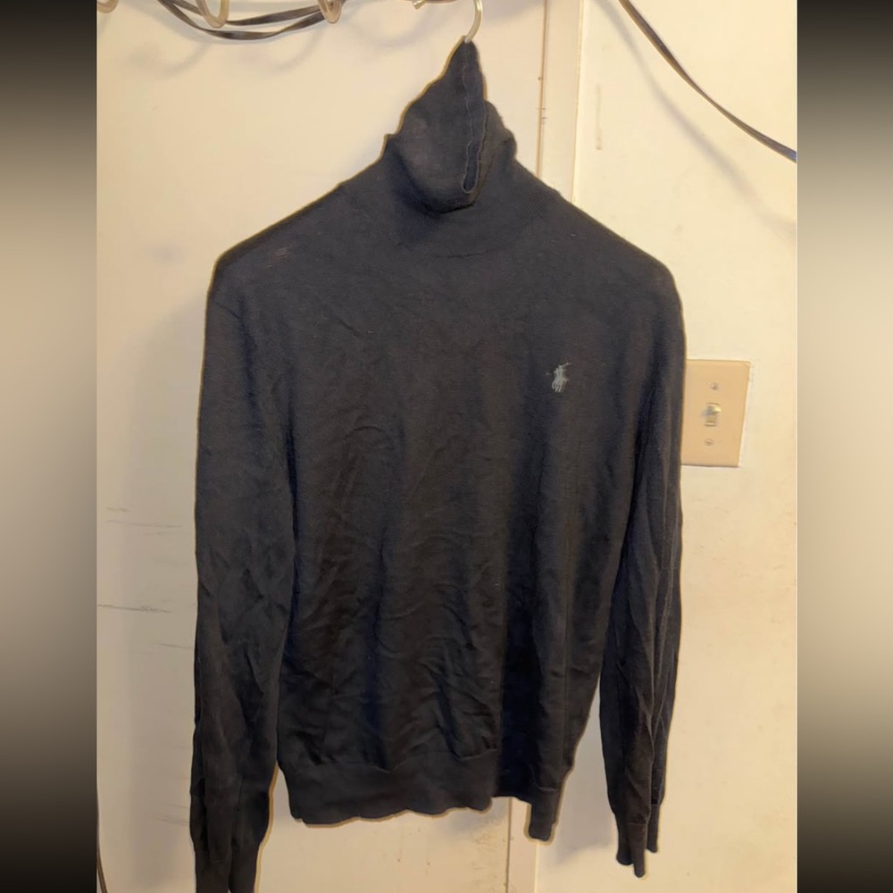 Black Polo Ralph Lauren Turtleneck Sweater